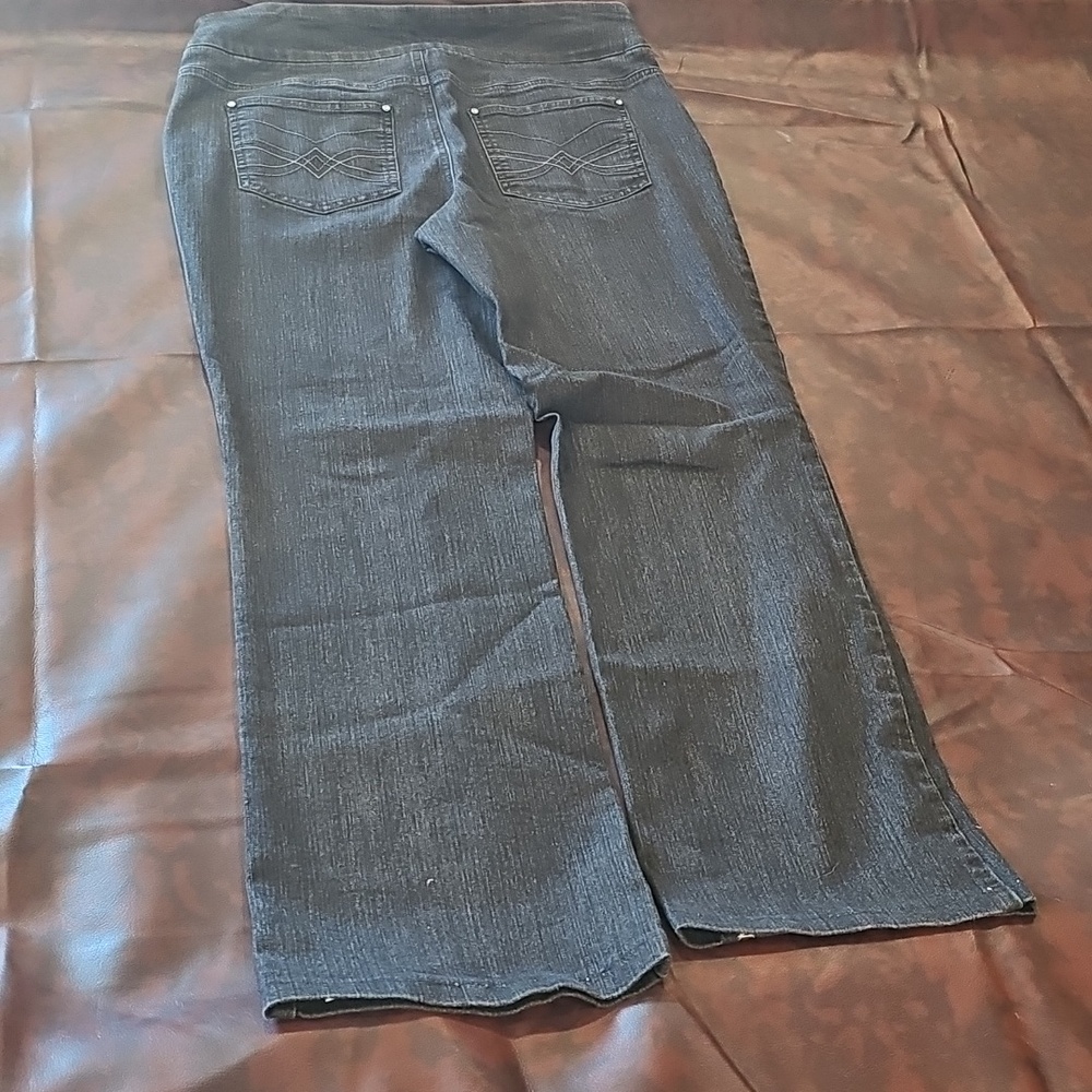 N Black Washed D & Co Jeans Sz 12 - Picture 3 of 4